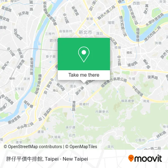 胖仔平價牛排館地圖