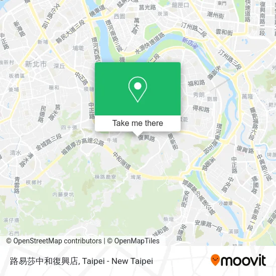 路易莎中和復興店地圖