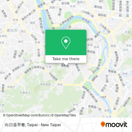 向日葵早餐地圖