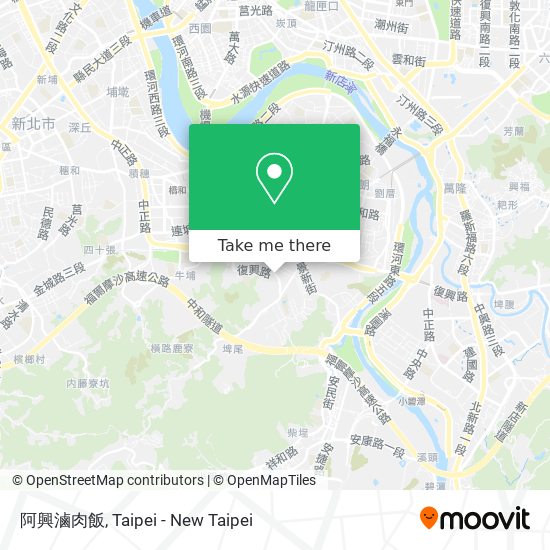 阿興滷肉飯 map
