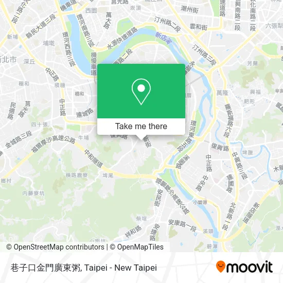 巷子口金門廣東粥 map