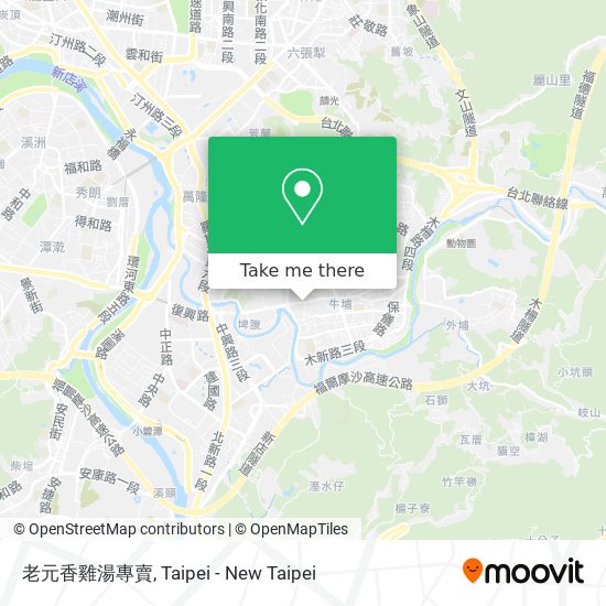 老元香雞湯專賣 map