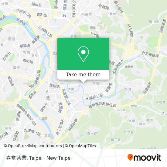 喜堂茶業 map