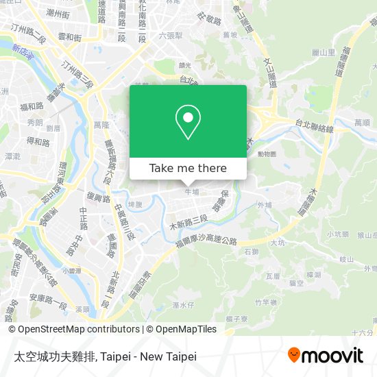 太空城功夫雞排 map