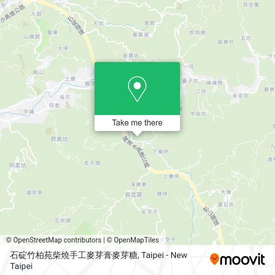 石碇竹柏苑柴燒手工麥芽膏麥芽糖 map