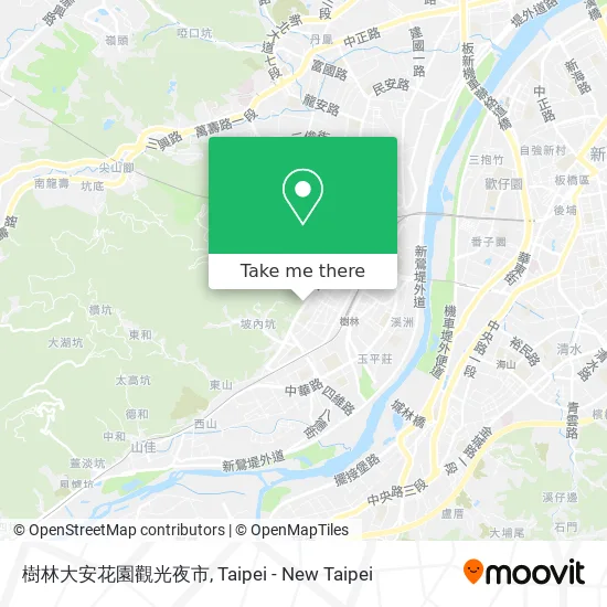 樹林大安花園觀光夜市 map