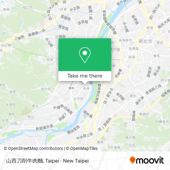 山西刀削牛肉麵 map