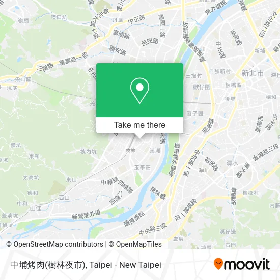 中埔烤肉(樹林夜市)地圖