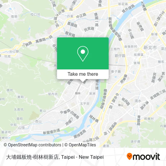 大埔鐵板燒-樹林樹新店地圖
