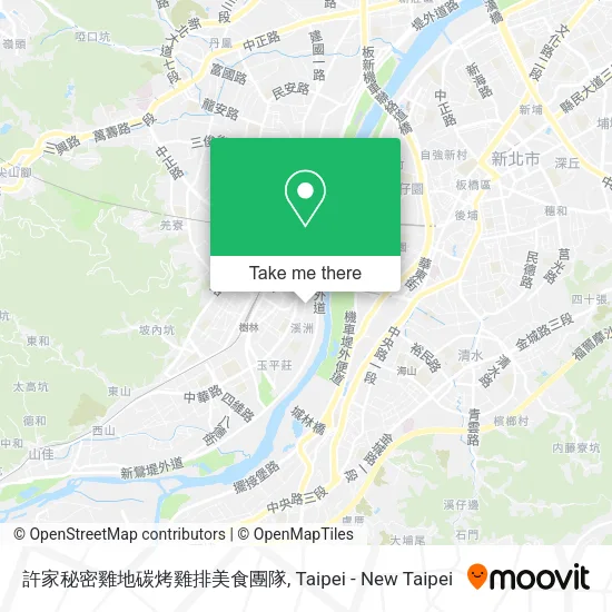 許家秘密雞地碳烤雞排美食團隊地圖