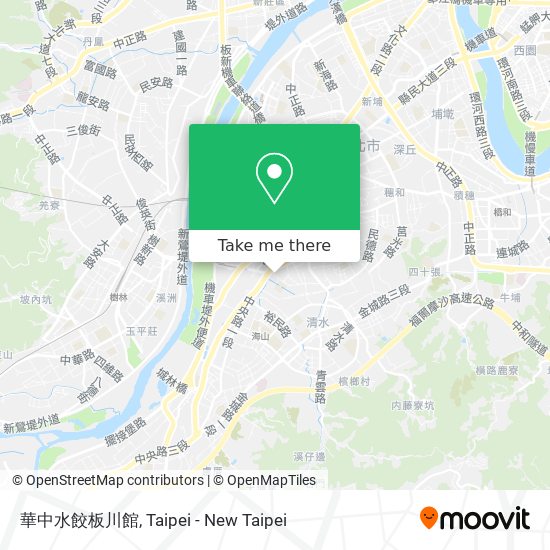 華中水餃板川館 map