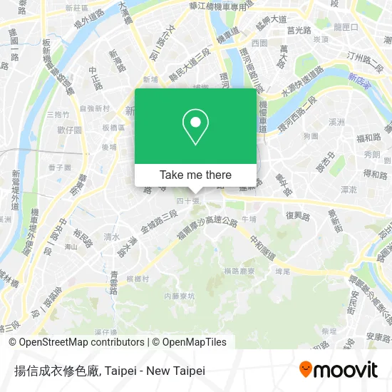 揚信成衣修色廠地圖