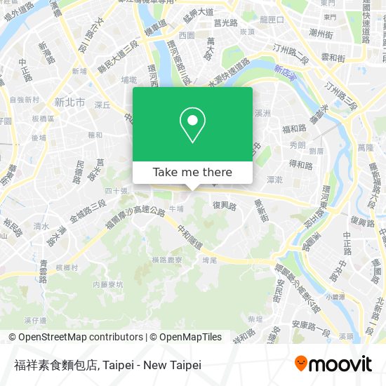 福祥素食麵包店 map