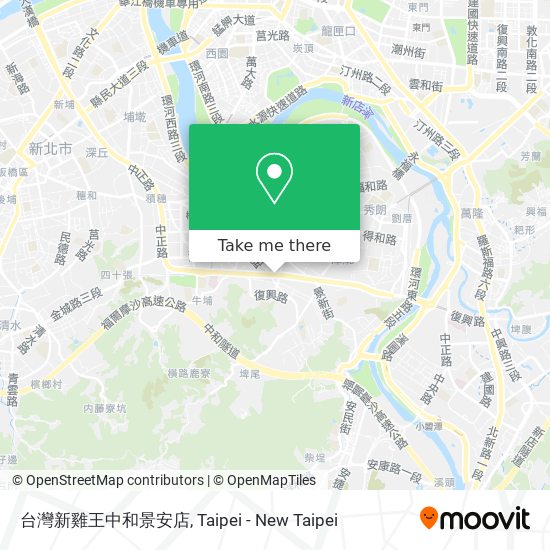 台灣新雞王中和景安店 map