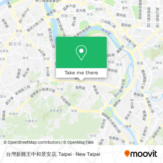 台灣新雞王中和景安店 map