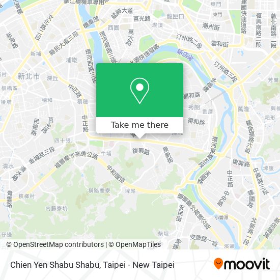 Chien Yen Shabu Shabu map