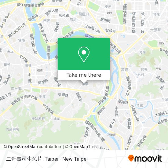 二哥壽司生魚片 map