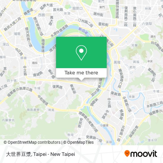 大世界豆漿 map