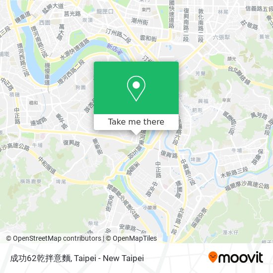 成功62乾拌意麵 map