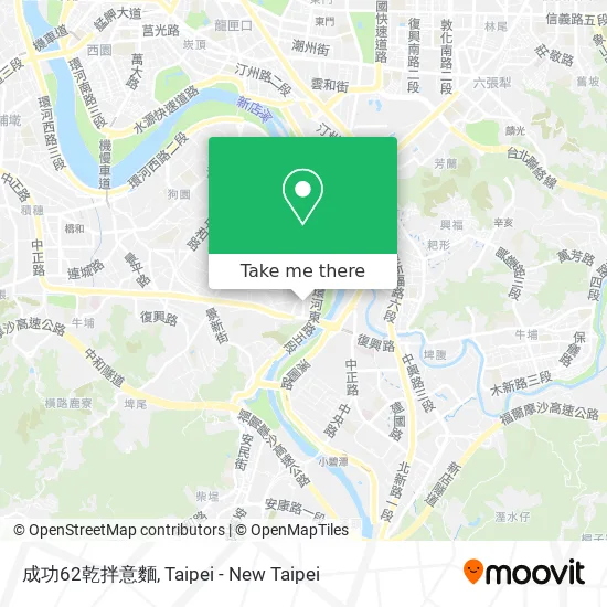 成功62乾拌意麵 map