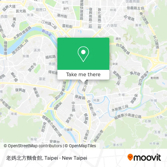 老媽北方麵食館地圖