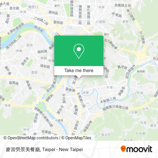麥當勞景美餐廳地圖