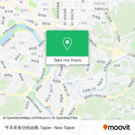 亨享美食坊粉絲團地圖