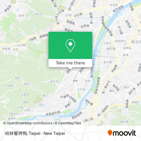 樹林饗烤鴨 map