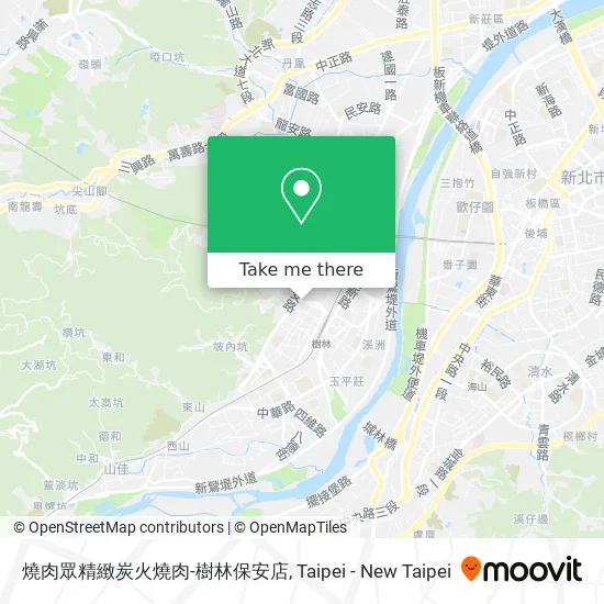 燒肉眾精緻炭火燒肉-樹林保安店 map