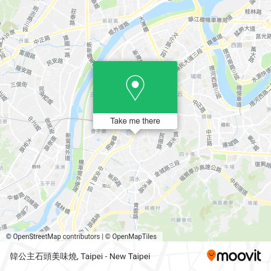 韓公主石頭美味燒 map