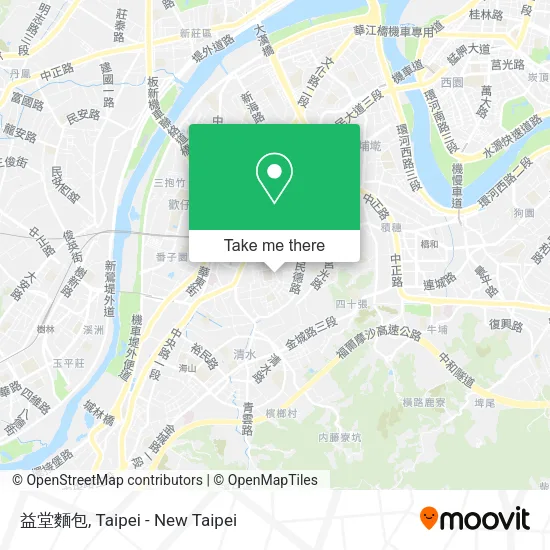 益堂麵包 map