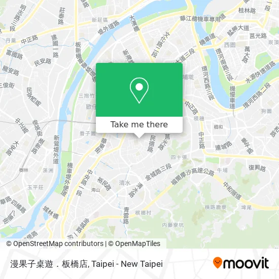 漫果子桌遊．板橋店 map