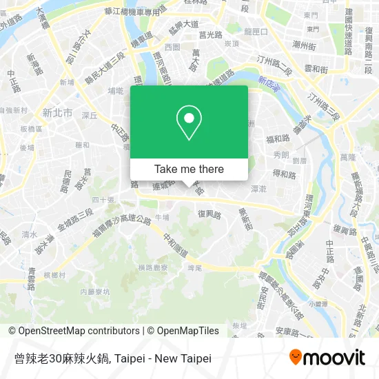 曾辣老30麻辣火鍋地圖