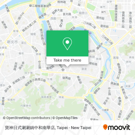 寶神日式涮涮鍋中和南華店 map