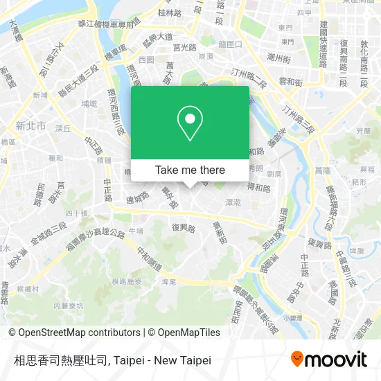 相思香司熱壓吐司地圖