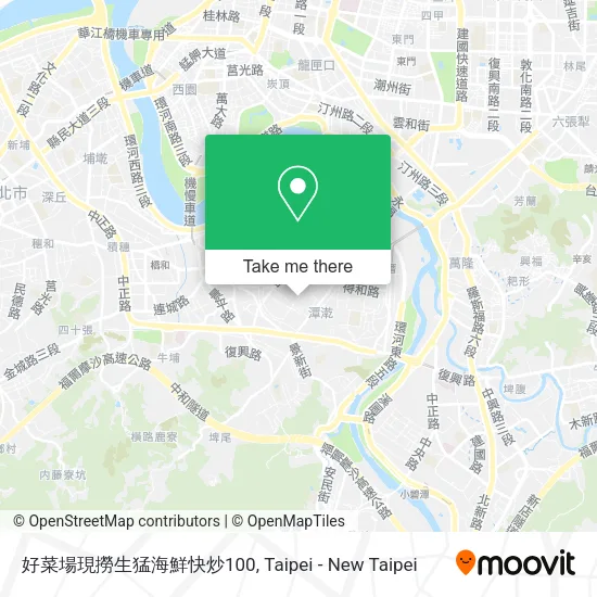 好菜場現撈生猛海鮮快炒100地圖