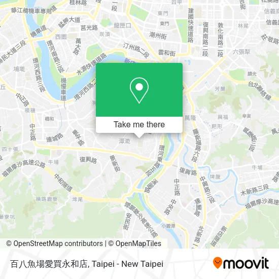 百八魚場愛買永和店 map