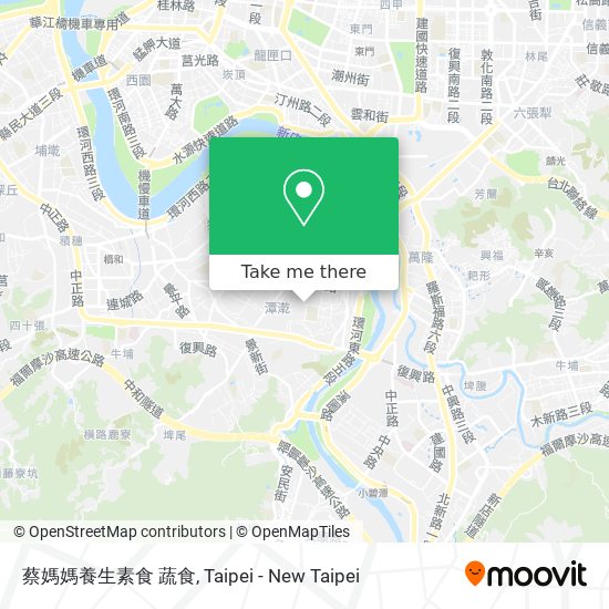 蔡媽媽養生素食 蔬食 map