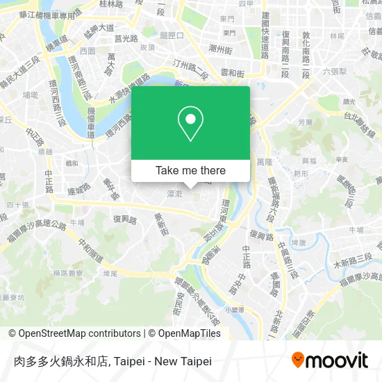 肉多多火鍋永和店地圖