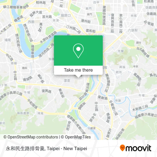 永和民生路排骨羹地圖
