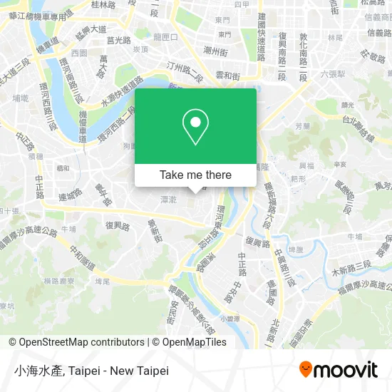 小海水產地圖