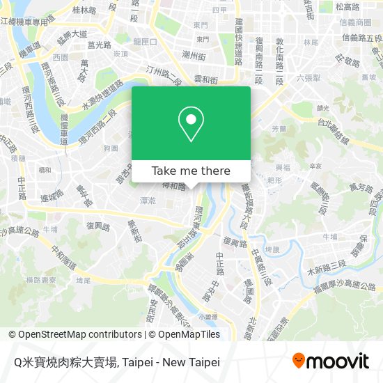 Q米寶燒肉粽大賣場 map