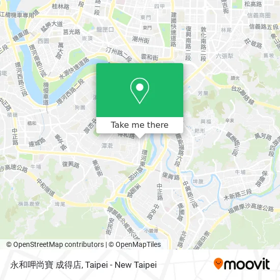 永和呷尚寶 成得店 map