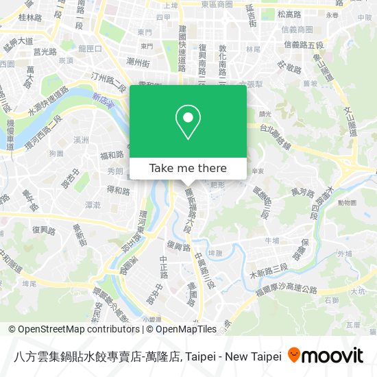 八方雲集鍋貼水餃專賣店-萬隆店 map