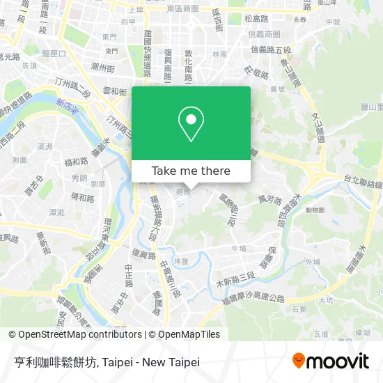 亨利咖啡鬆餅坊 map