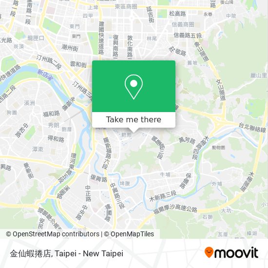 金仙蝦捲店地圖