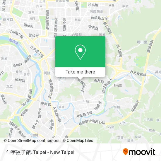 伸宇餃子館地圖