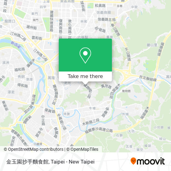 金玉園抄手麵食館 map