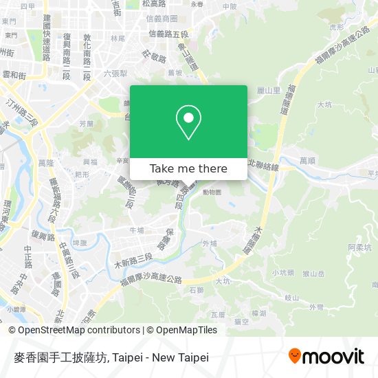 麥香園手工披薩坊 map