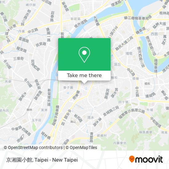 京湘園小館 map